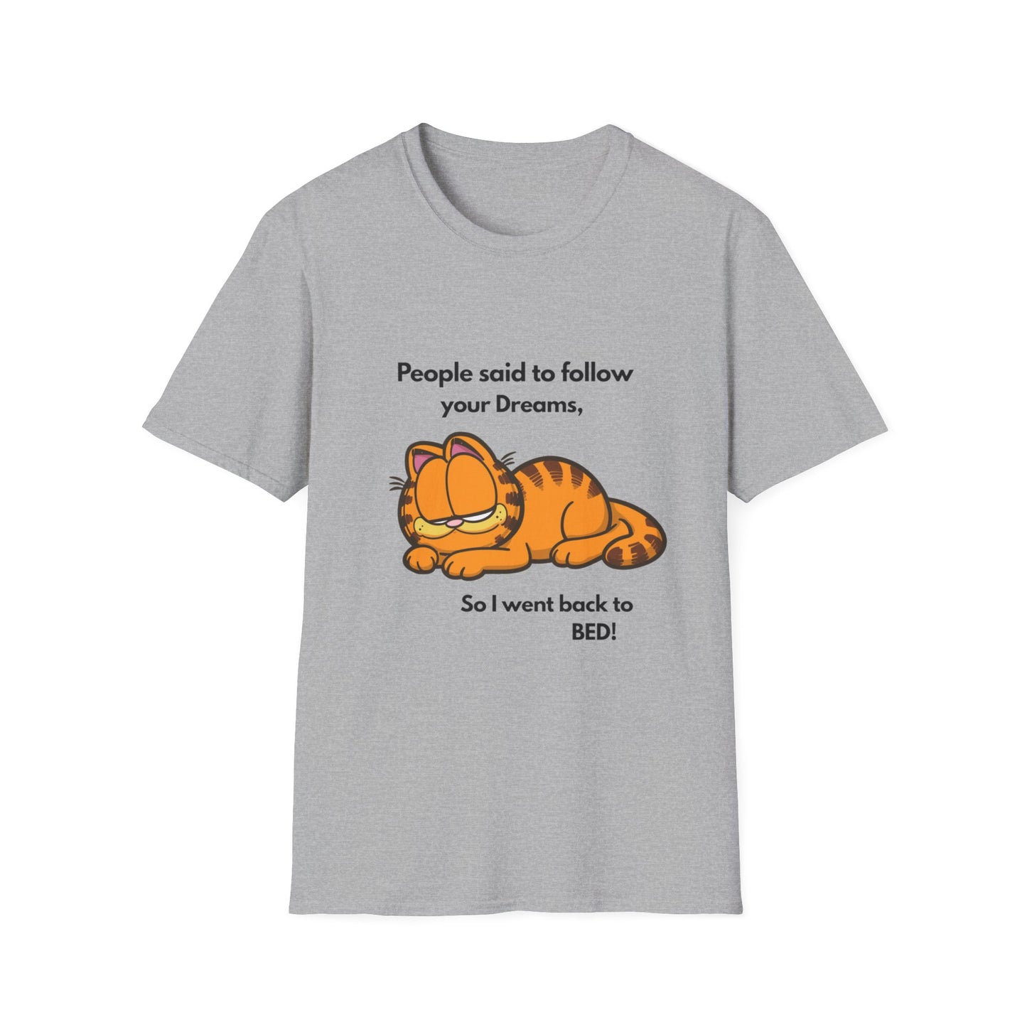 Garfield "Follow Your Dreams" Sleepy Cat T-Shirt