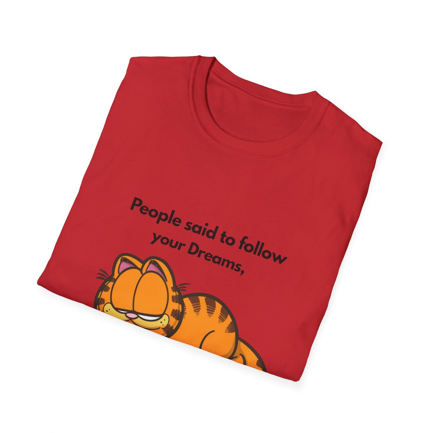 Garfield "Follow Your Dreams" Sleepy Cat T-Shirt