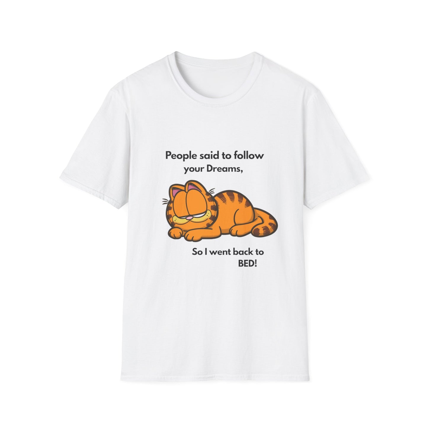 Garfield "Follow Your Dreams" Sleepy Cat T-Shirt
