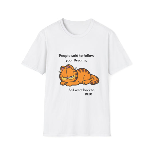 Garfield "Follow Your Dreams" Sleepy Cat T-Shirt