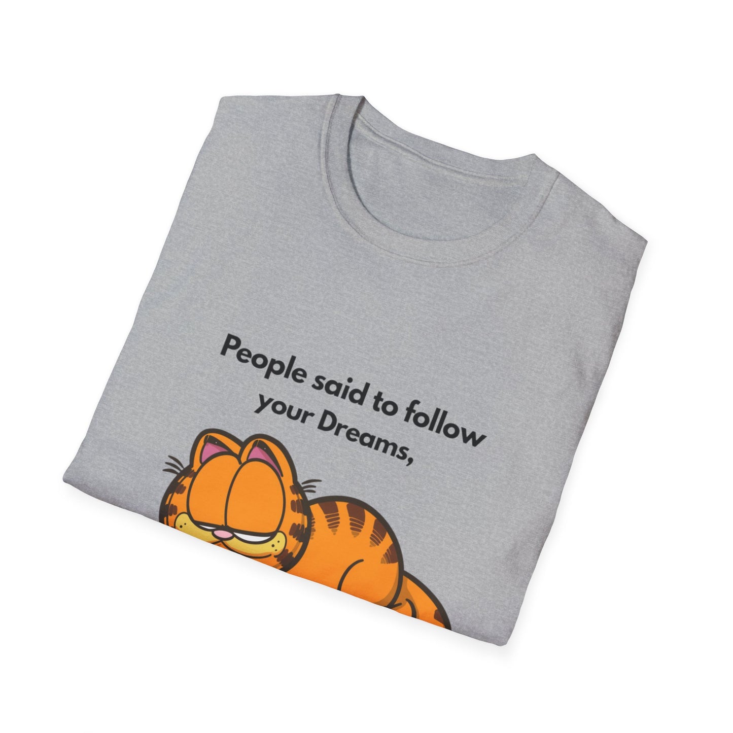 Garfield "Follow Your Dreams" Sleepy Cat T-Shirt