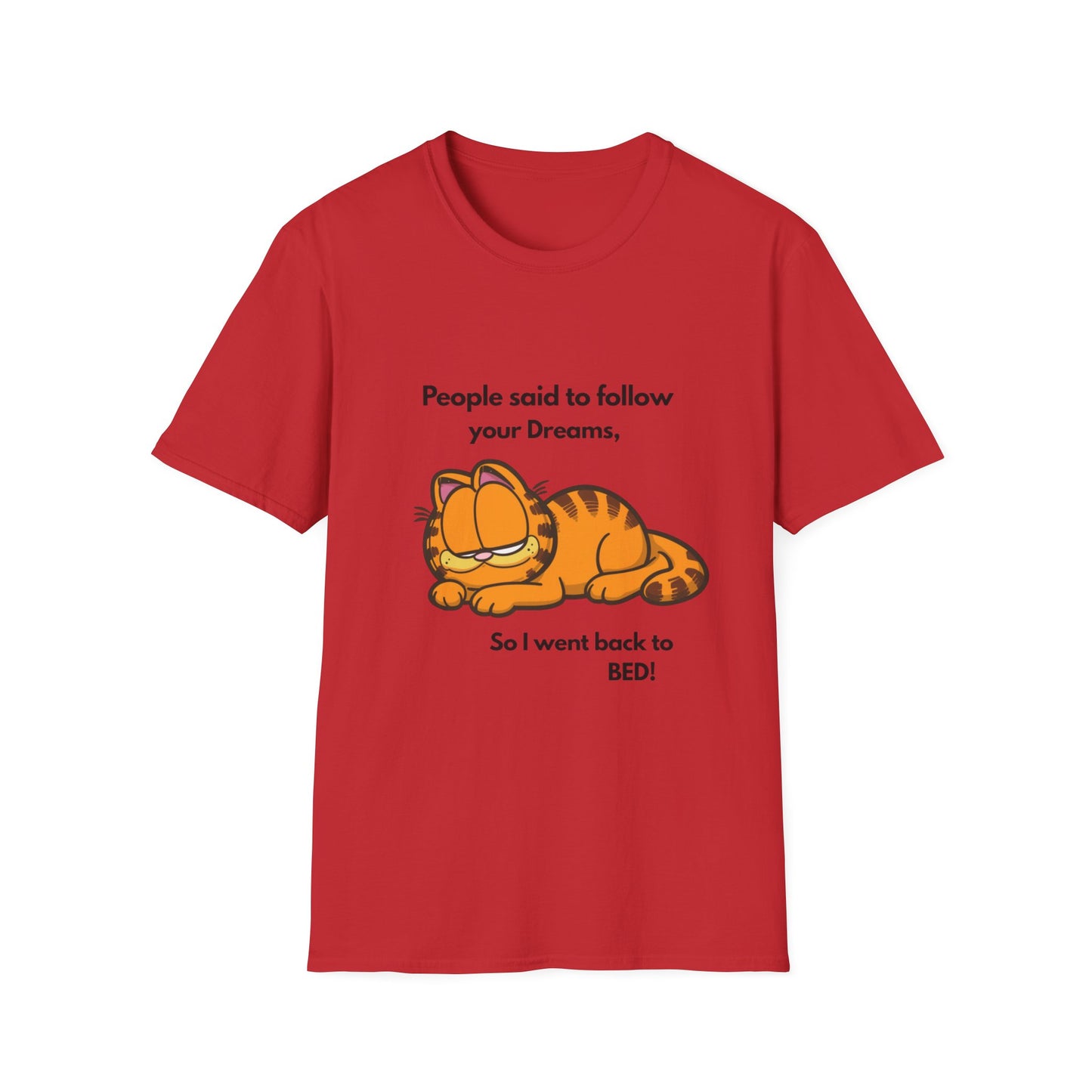 Garfield "Follow Your Dreams" Sleepy Cat T-Shirt