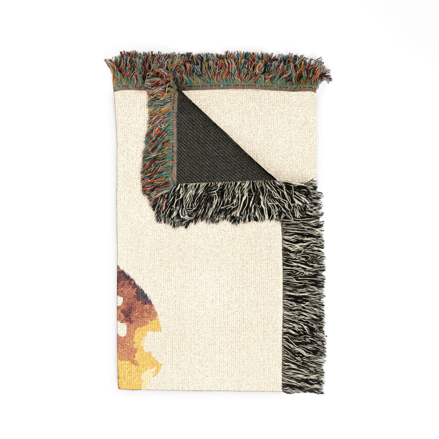 Momma Bear Woven Blanket — Rustic Bear Mom Throw for Cabin, Mother's Day & Nature Lovers