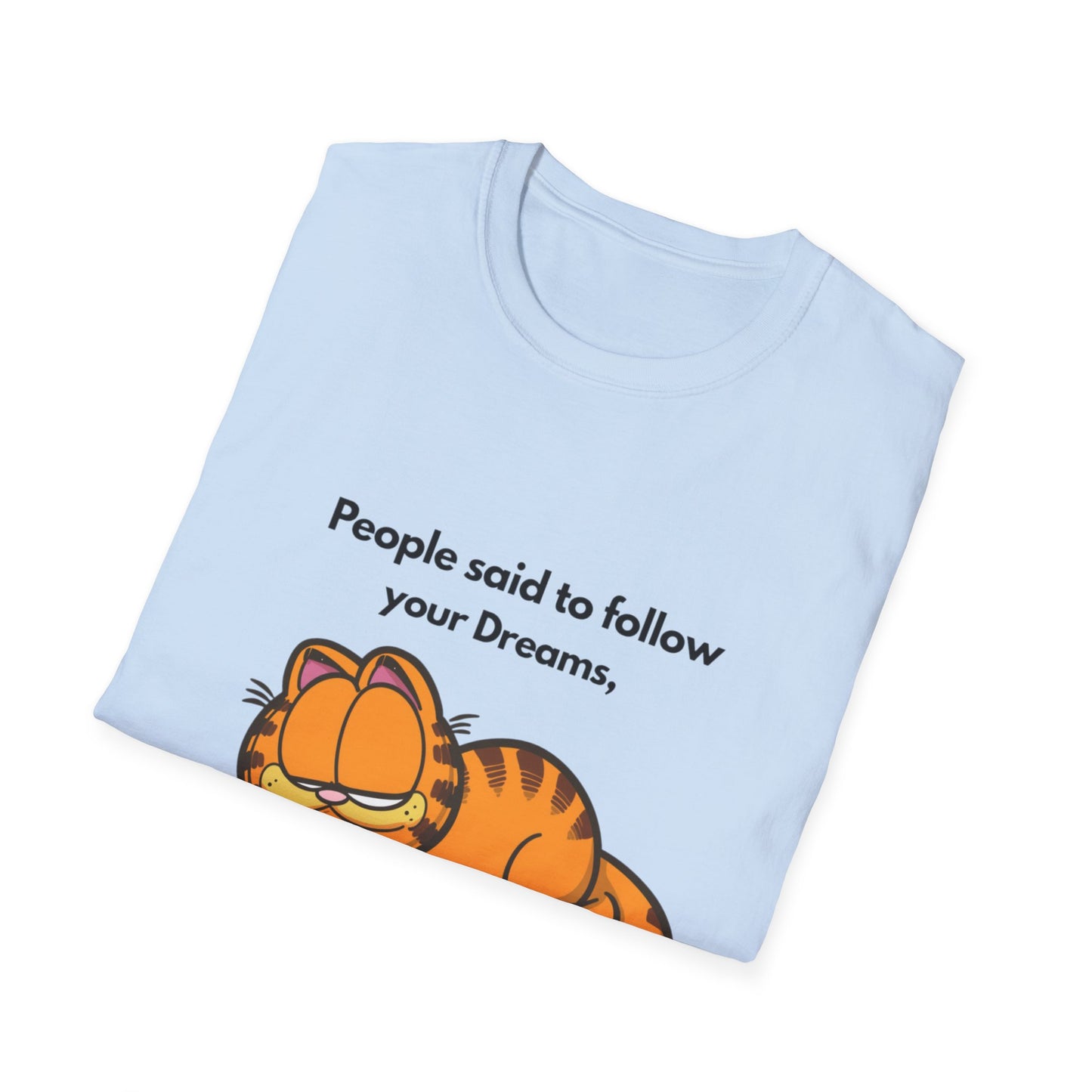 Garfield "Follow Your Dreams" Sleepy Cat T-Shirt