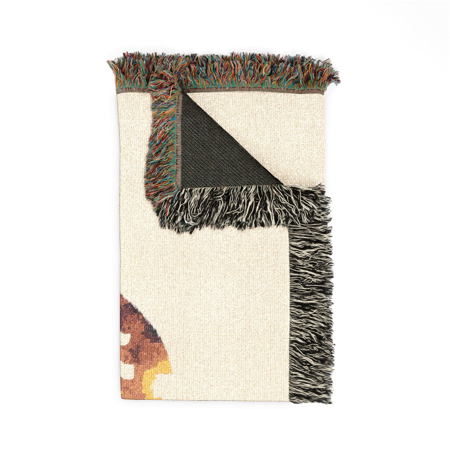 Momma Bear Woven Blanket — Rustic Bear Mom Throw for Cabin, Mother's Day & Nature Lovers